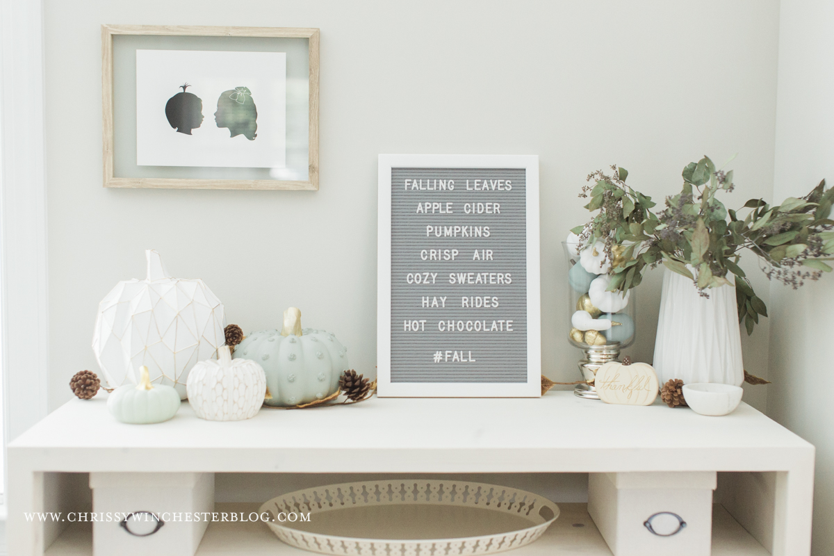 Neutral Fall Decor Letterboard